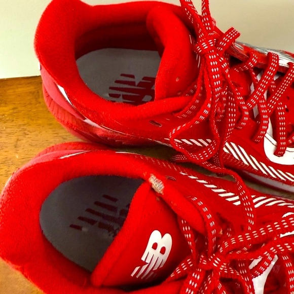 New Balance Red White Men’s TWO WXY v5 Athletic Basketball Sneakers 8.5E Wide - Picture 4 of 10